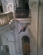 Čištění interiéru kostela